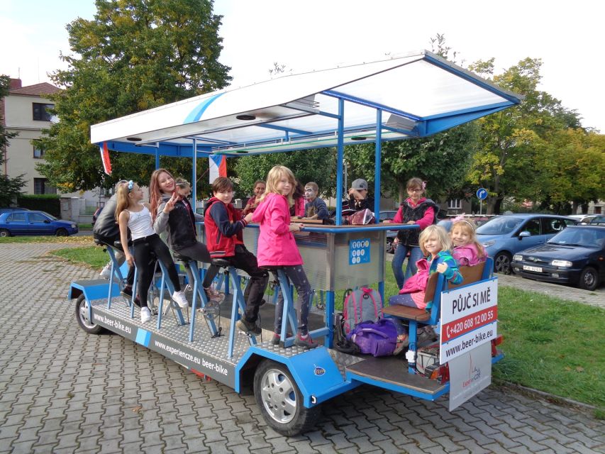Pilsen: 1.5-Hour Beer Bike with Unlimited Beer - Is $587 good value for your group?