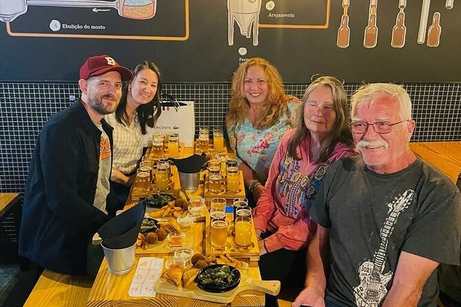 Porto: Craft Beer Tasting Tour with Local Snacks - First stop: four beers and the brewing process