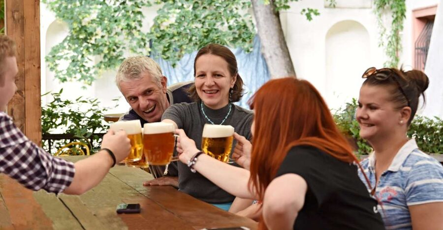 Prague: 3-Hour Beer Tour and Traditional Czech Dinner - Starting beneath the Charles Bridge