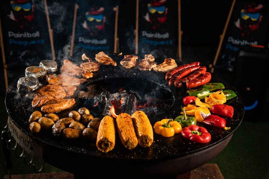 Prague: Axe Throwing Experience with Barbecue and Beer - Safety first, then axes, knives, and ninja stars