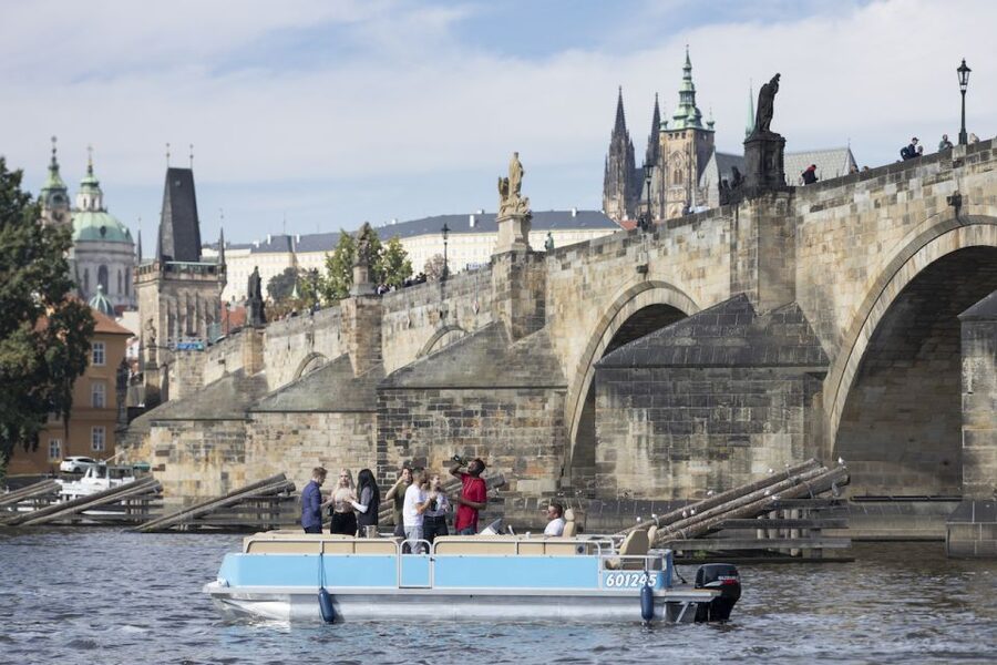 Prague: Beer Boat Tour - The National Theatre Along the Vltava