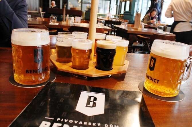 Prague Beer Tasting - 8 types of Czech beer included - The $48 price and what you receive