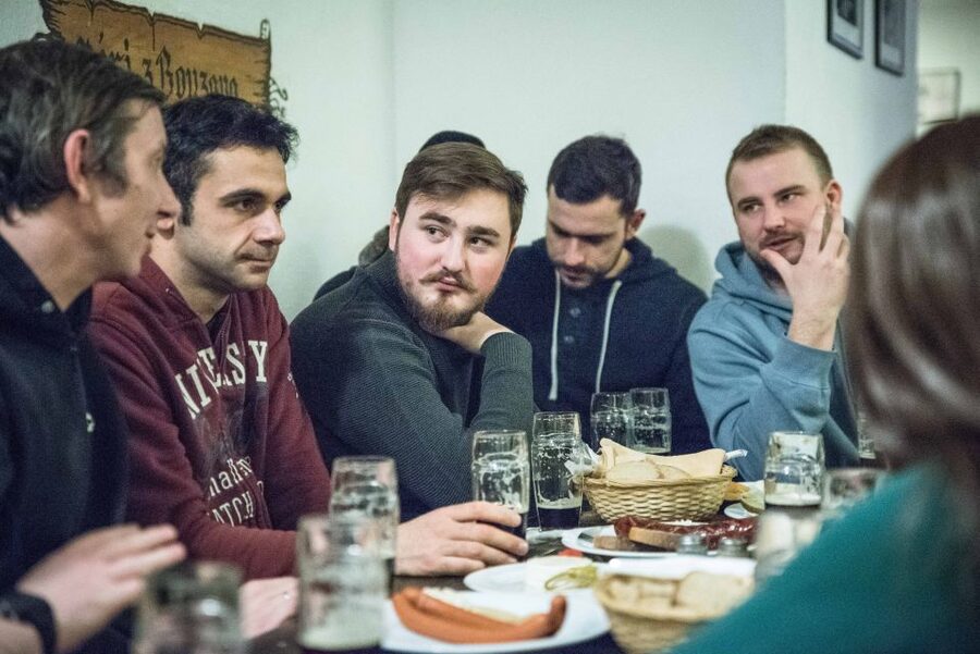 Prague: Castle Side Breweries & Pubs Guided Walking Tour - Malá Strana after dark