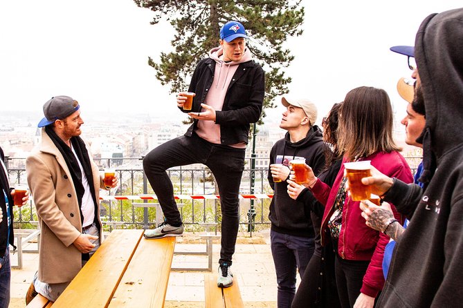 Prague Craft Beer Tour: 8 Czech Beers, Taproom & Best Beer Garden - Seven beers and hundreds of choices at Sibeeria