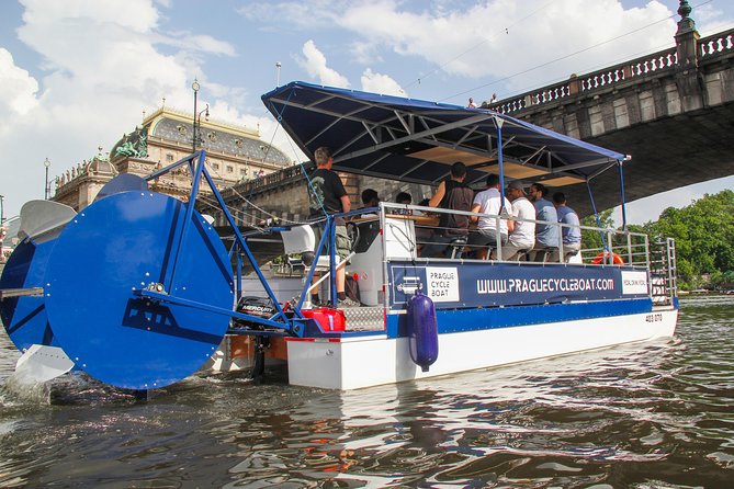 Prague Cycle Boat - The Swimming Beer Bike - Drinks, music, and the party atmosphere