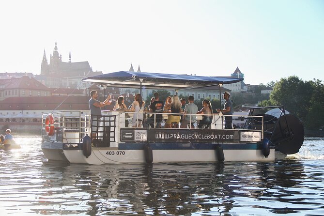 Prague Cycle Boat - The Swimming Beer Bike - Who gets the best value from the $532.33 price