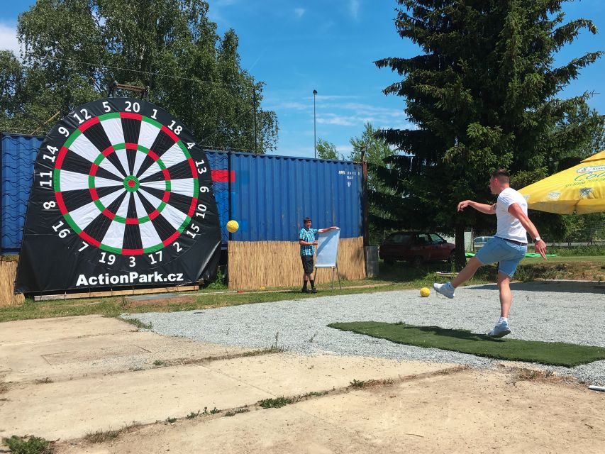 Prague : Giant Foot Darts and Giant Beer Pong Game - Option two: the bachelor prank