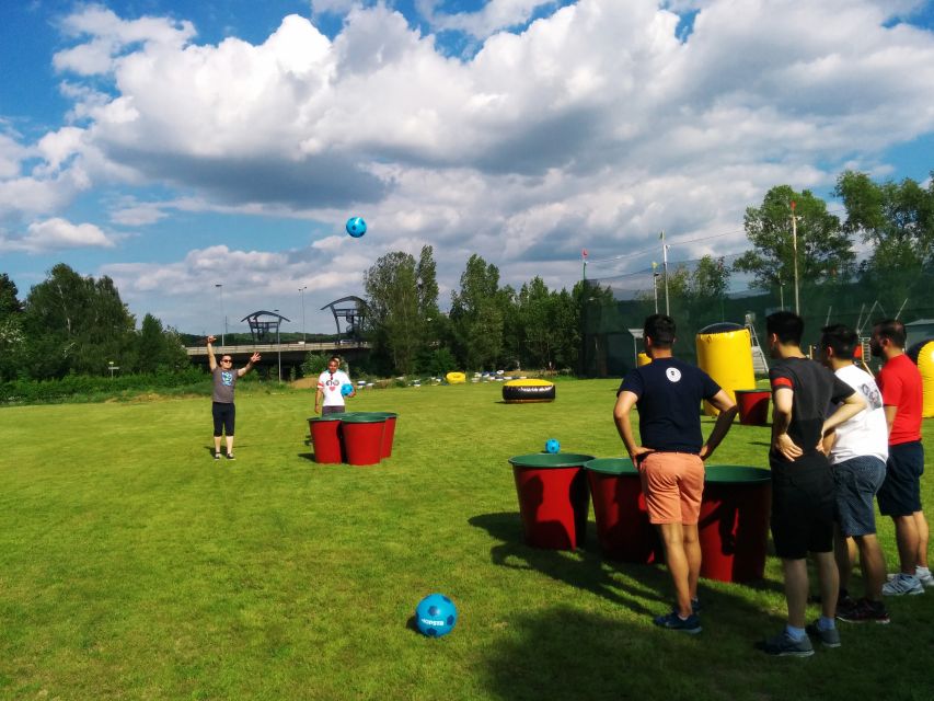 Prague : Giant Foot Darts and Giant Beer Pong Game - Is $88 per person fair?