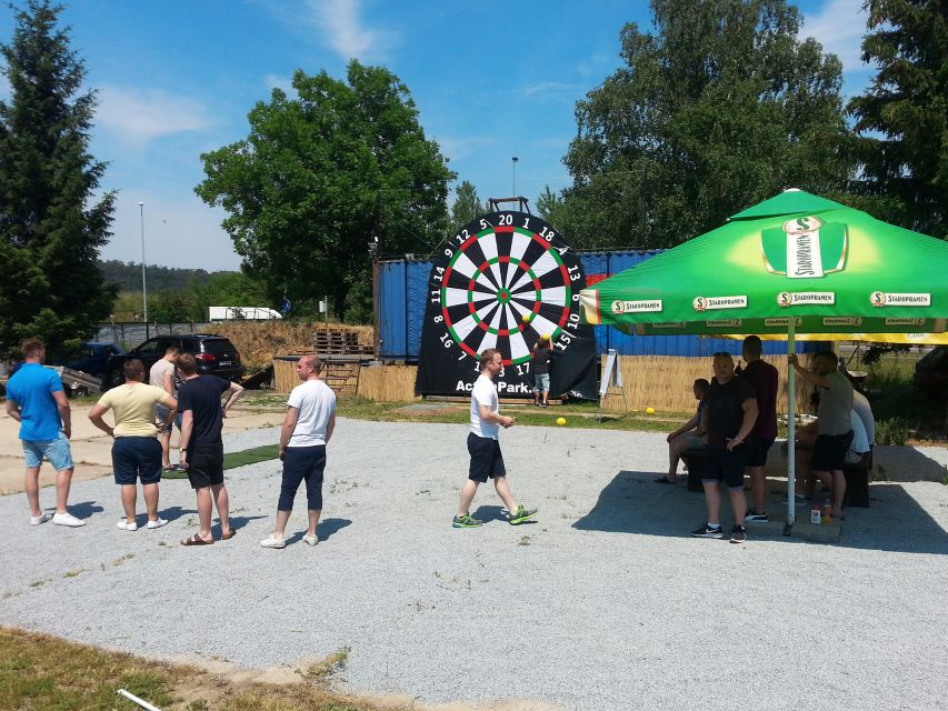 Prague: Giant Football Darts Game with Round of Beers & BBQ - My recommendation