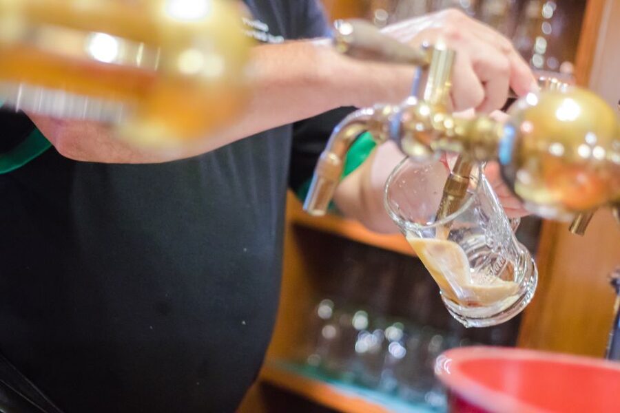 Prague: Legendary Beer Tour with Dinner - First Beer Stop in the Old Town