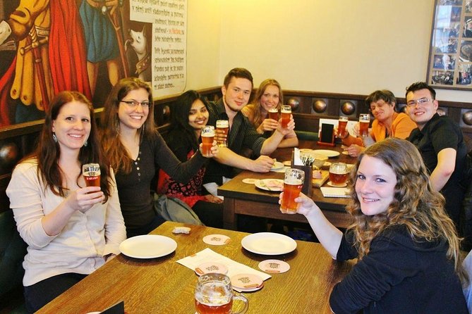 Prague Mini-Breweries Beer Tour with Czech Appetizers - Stop two: New Town and the first beer discoveries