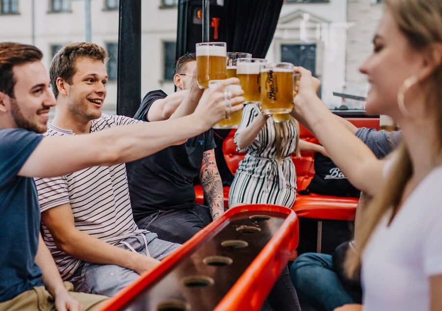 Prague: Party Beer Bus - A sightseeing tour with a keg on board