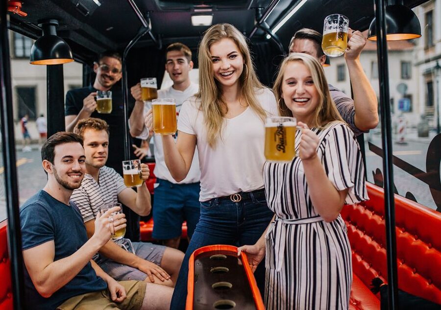 Prague: Party Beer Bus - Timing, meeting points, and booking details
