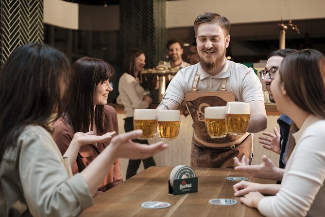 Prague Pilsner Urquell Experience with 3 Free Beer Tastings - The 360-degree game hall