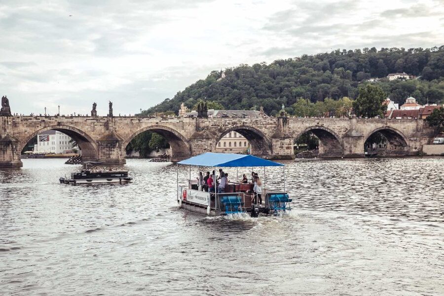 Prague: Private Cycle Boat River Tour with Beer or Prosecco - Is the $58 group price good value?