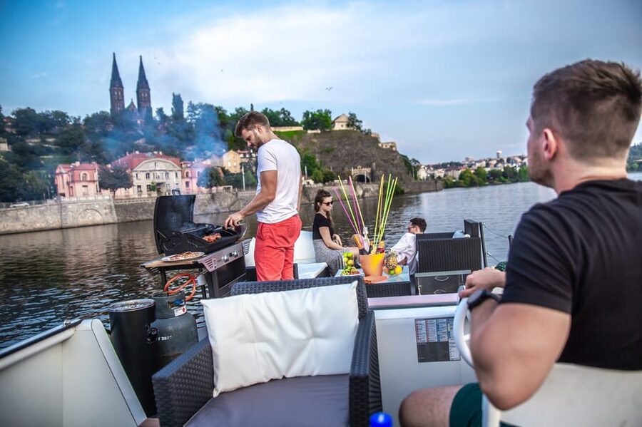 Prague: Private River Cruise with Unlimited Beer or Prosecco - The yacht’s useful comforts