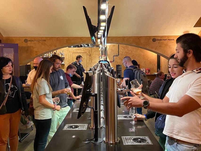 Prague: Self-Pour Czech Beer-Tasting Experience - The pub mood, music, and seating