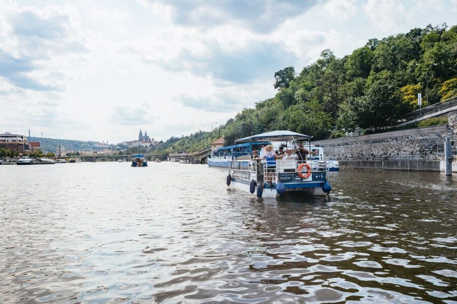 Prague: Swimming Beer Bike on A Cycle Boat - How much value do you get for $518?