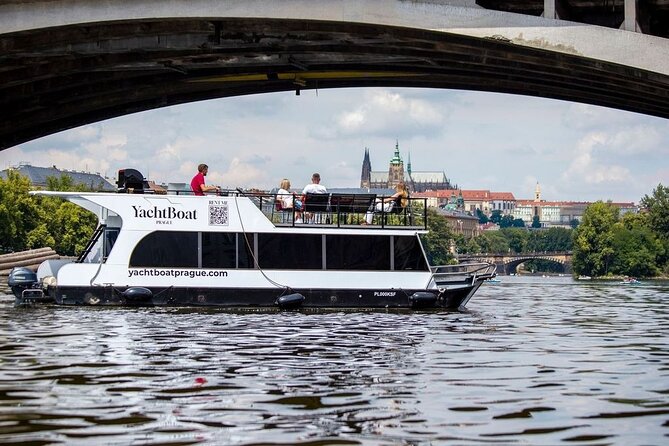 Private 3 Hour Prague Cruise with Unlimited Beer or Prosecco - Dancing House and the National Theatre from the water