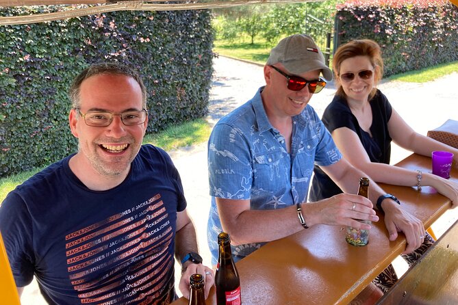Private Beer Bike Tour in Hotton in the Belgian Ardennes - The route beside the Ourthe River