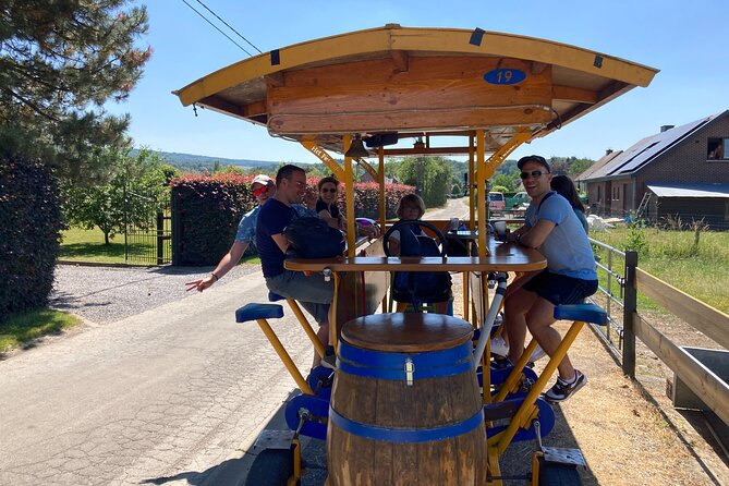 Private Beer Bike Tour in Hotton in the Belgian Ardennes - What happens aboard the 15-person bike