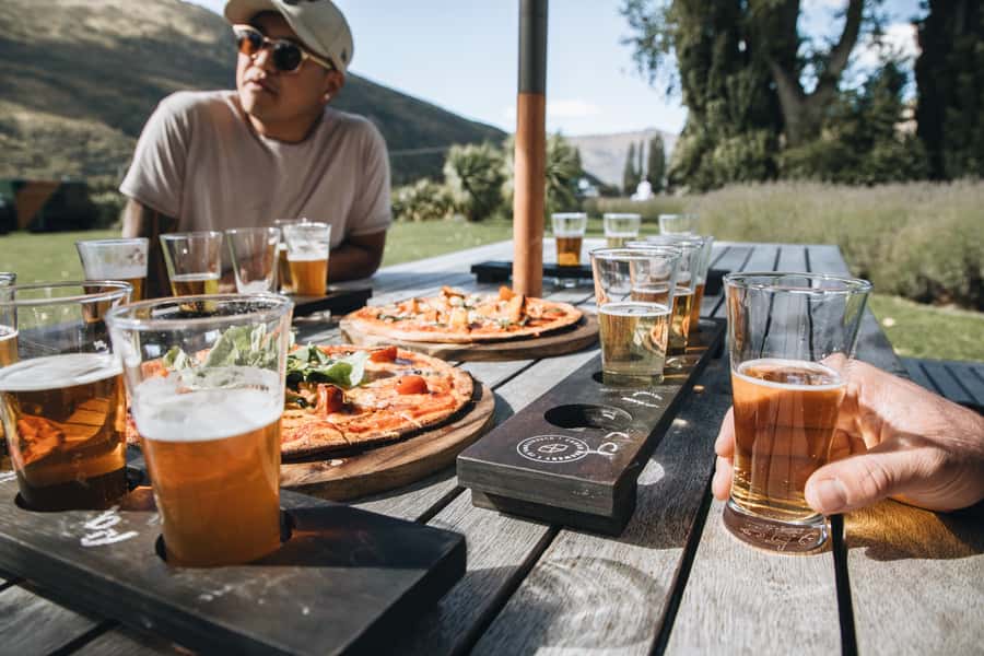 Queenstown: Craft Beer Brewery Tour with Lunch - The four-course lunch and beer pairings