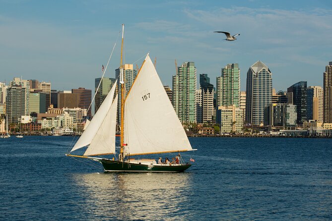 San Diego Sunset or Afternoon Sail on Classic Yacht - Coronado, the bridge, and the bay panorama