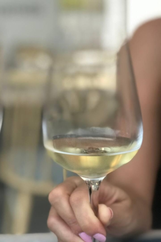 Santorini in a Glass: 2 Wineries & Brewery - The 15-minute ride and first look at Santorini