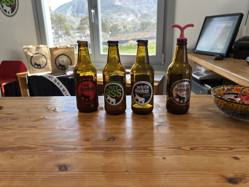 Santorini: Three Wineries and One Brewery Tour with Tastings - The final winery depends on availability