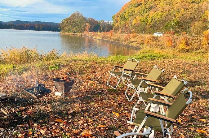 Sauna experience with great view & tour to enjoy food, blue beer - Two barrel saunas, two scented sessions