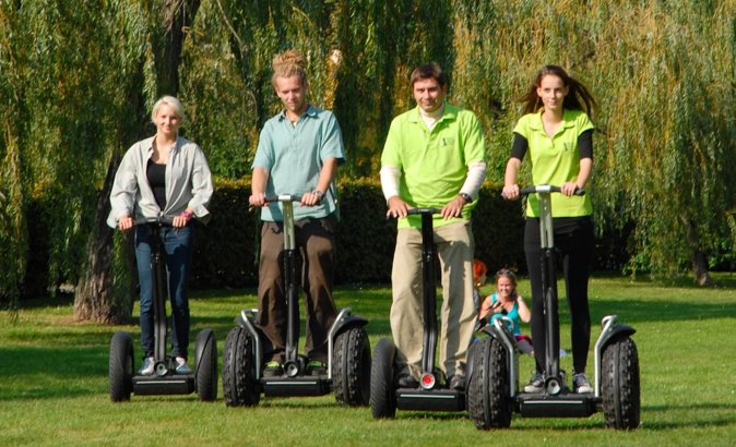 ️ Segway Fun Tour of Prague to Castle and Strahov Monastery viewpoint & Brewery - Parks, Stresovice, and St. Norbert Church
