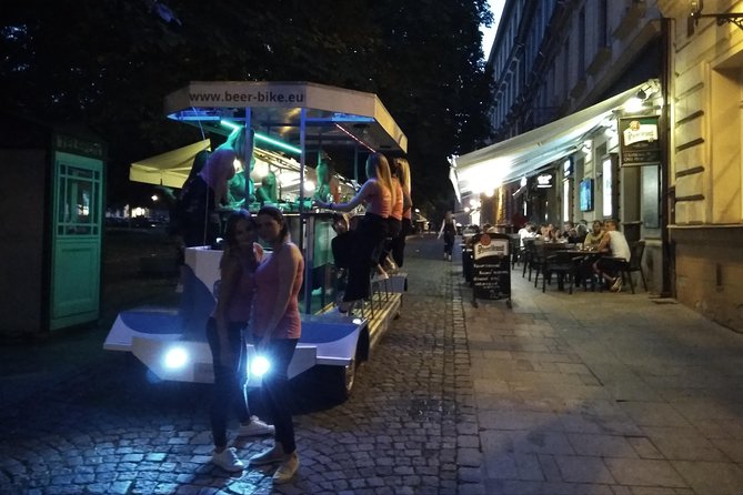 Sightseeing Tour in the Czech Republic: Beer Bike in Pilsen - Beer, soft drinks, and the practical drink setup
