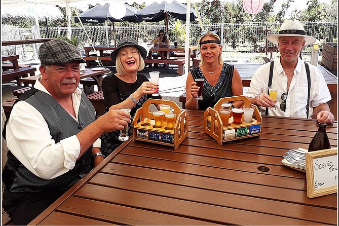 Small group - Beer, Wine, Cider and Gin Tour - 5.0 - 5.5 hours - Leaving Napier in an air-conditioned minivan
