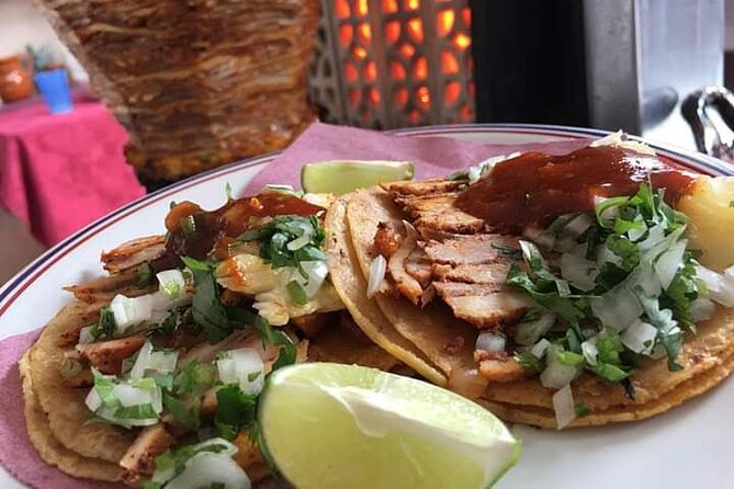 Tacos, Beer and Mezcal Food Tour in Mazatlan - Taco al pastor near the Monumento al Pescador