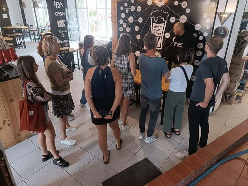 Tenerife : Brewery guided tour with tasting at TACOA Brewery - Entering the brewery and hearing the TACOA story