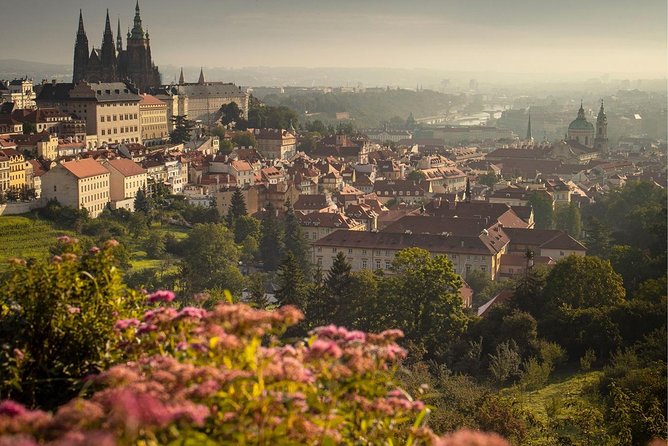 VIP Private tour Prague: Castle, Lunch, Beer, Boat - Strahov Monastery, a beer, and a view