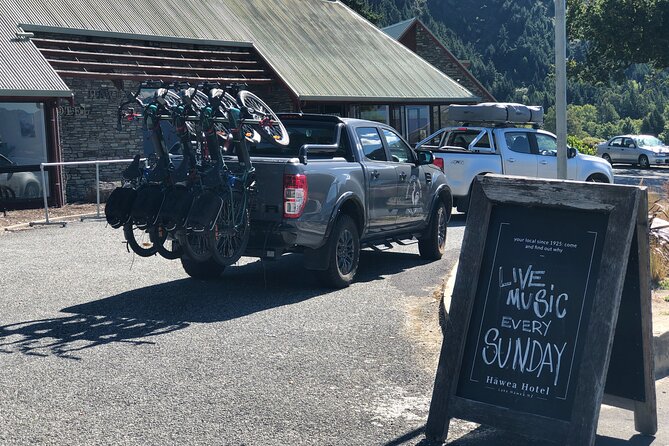 Wanaka Breweries E-Bike Tour - Riding from Lake Hawea toward Wanaka