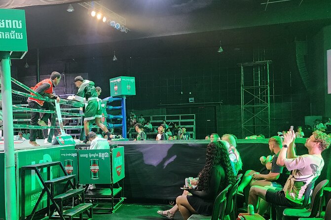 Watch Khmer Kickboxing with Free Beers by Ringside Seats - Meeting a boxer and stepping inside the ring